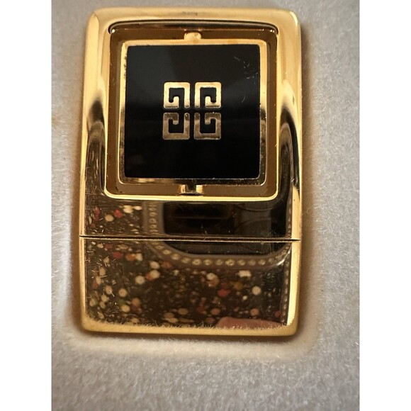 Vintage Givenchy Black Leather Belt Set 2 Gold Buckles main image 8